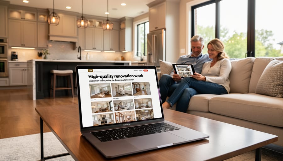 Beautifully renovated Vancouver home interior with custom details and coastal views