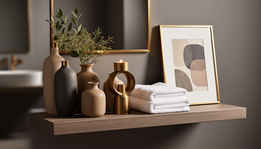 12 Powder Room Shelf Decor Ideas for a Dramatic Statement